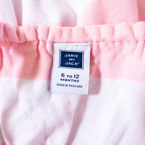 Janie and Jack striped romper (6-12 months) - Picture 6 of 6